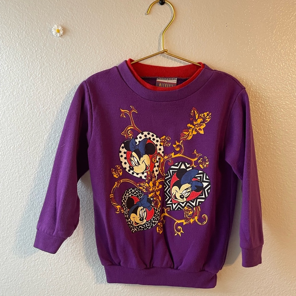 Vintage Mickeys stuff for kids Minnie Mouse crewneck 4t 80s 90s